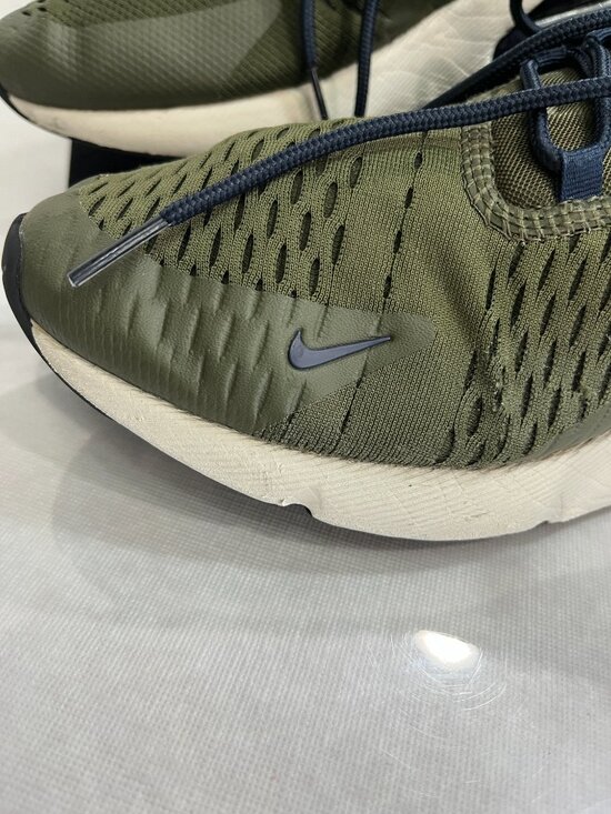 Nike Air Max 270 Olive Green Navy Running Shoes Men’s 8.5 AH8050-303 main image 3